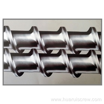 Bimetallic parallel twin screw for Nylon fiberglass